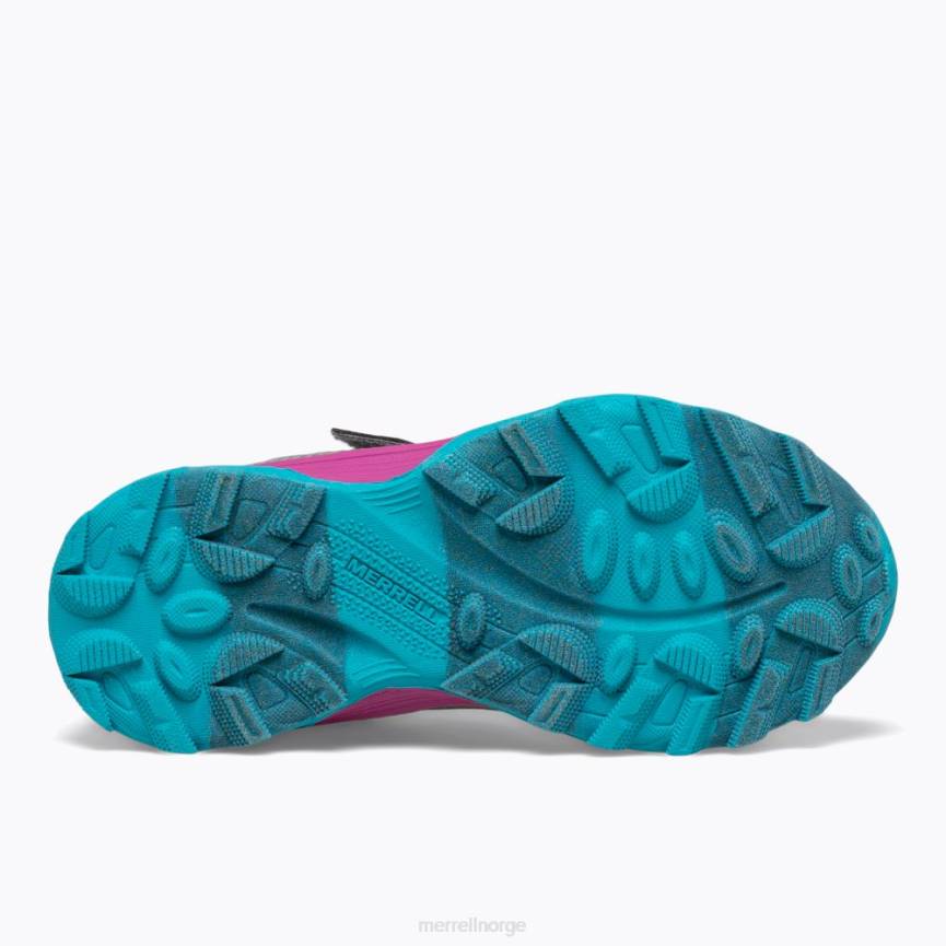 64NP1362 grå/sølv/turkis Merrell moab hastighet lav a/c vanntett (mk165211)