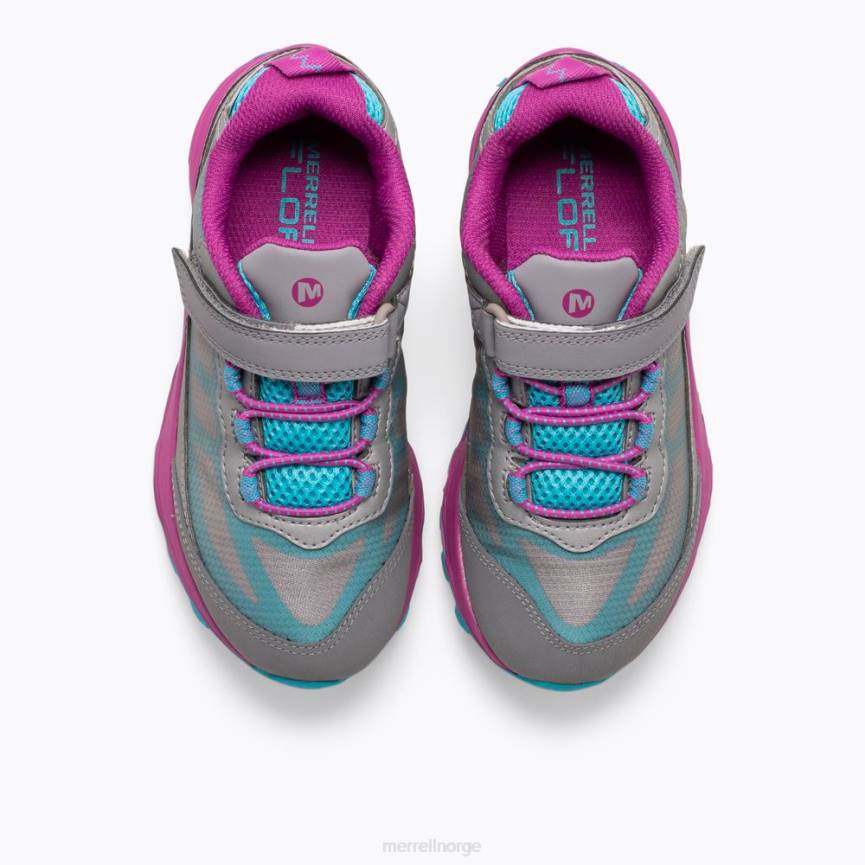 64NP1362 grå/sølv/turkis Merrell moab hastighet lav a/c vanntett (mk165211)