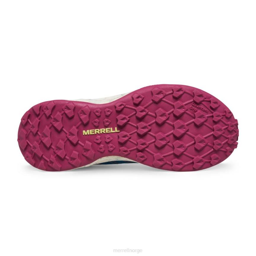 64NP1438 blågrønn/lime/fuchsia Merrell moab flight low (mk167107)