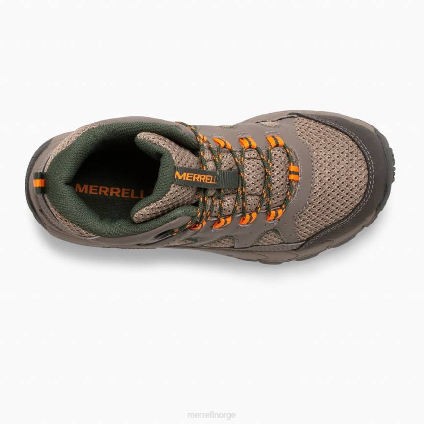 64NP1444 steinblokk Merrell oakcreek mid blonder vanntett støvel (mk264768)
