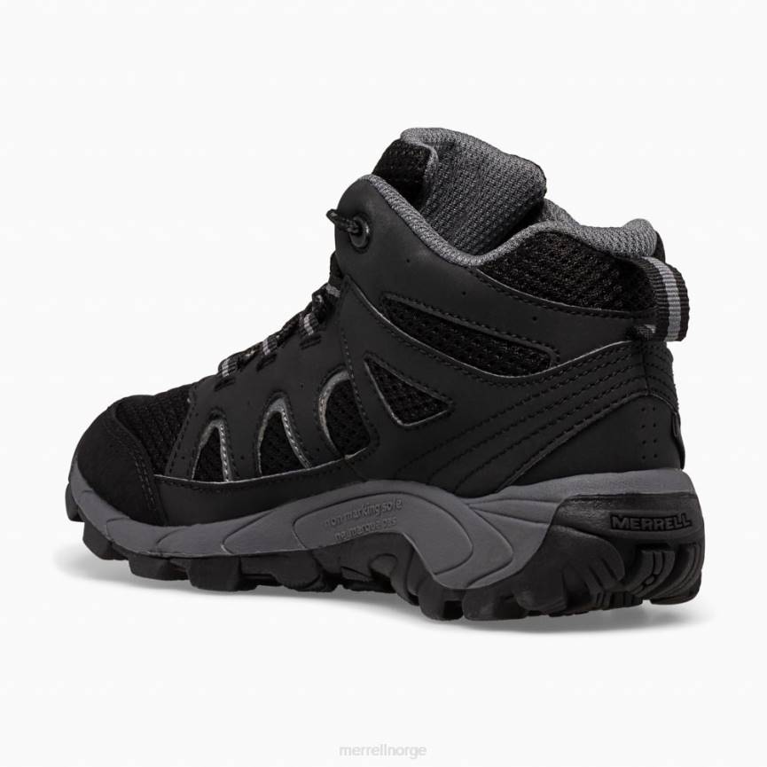 64NP1445 svart/grå Merrell oakcreek mid blonder vanntett støvel (mk265426)