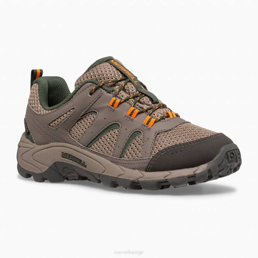 64NP1448 steinblokk Merrell oakcreek vanntett sneaker med lav blonder (mk264771)