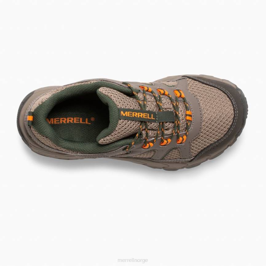 64NP1448 steinblokk Merrell oakcreek vanntett sneaker med lav blonder (mk264771)