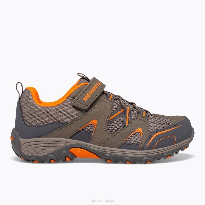 64NP1462 våpenrøyk / oransje Merrell trail chaser sko (my57109)