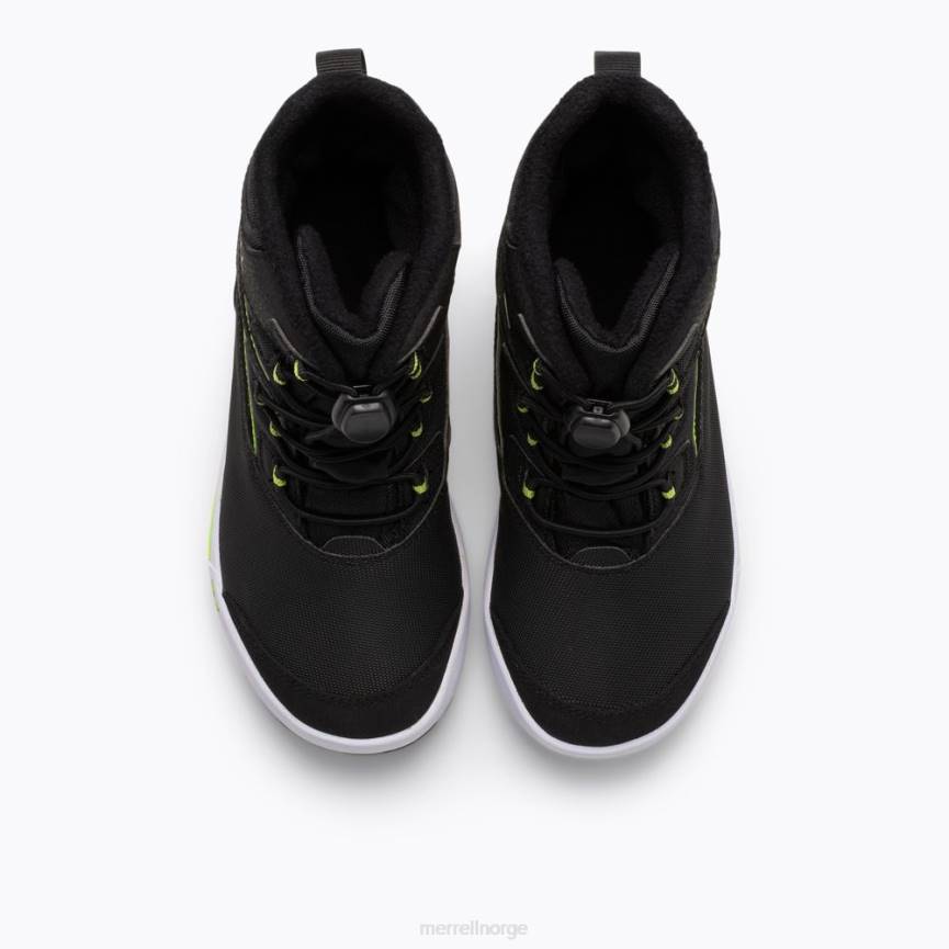 64NP1480 svart/grå/grønn Merrell snøbank 3.0 støvel (mk265035k)