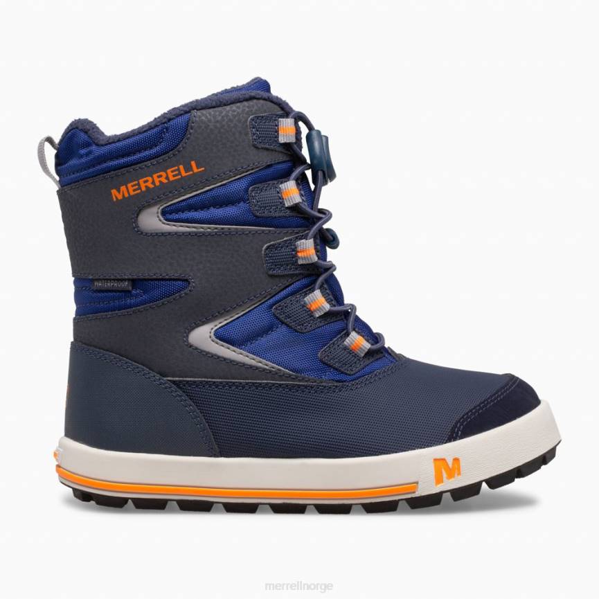 64NP1482 marine/kobolt/oransje Merrell snøbank 3.0 støvel (mk265184k)