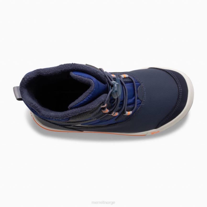 64NP1482 marine/kobolt/oransje Merrell snøbank 3.0 støvel (mk265184k)