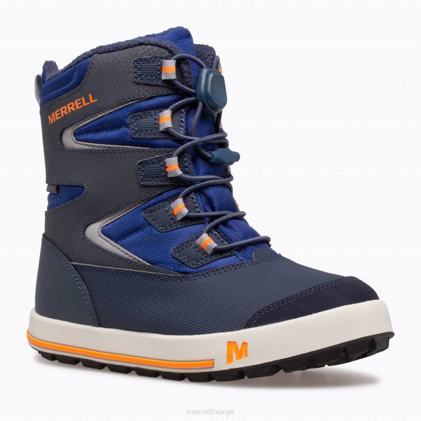 64NP1482 marine/kobolt/oransje Merrell snøbank 3.0 støvel (mk265184k)