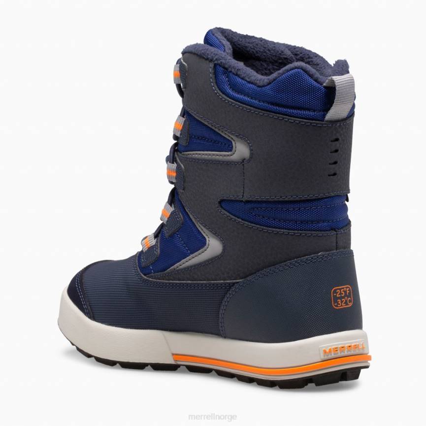 64NP1482 marine/kobolt/oransje Merrell snøbank 3.0 støvel (mk265184k)