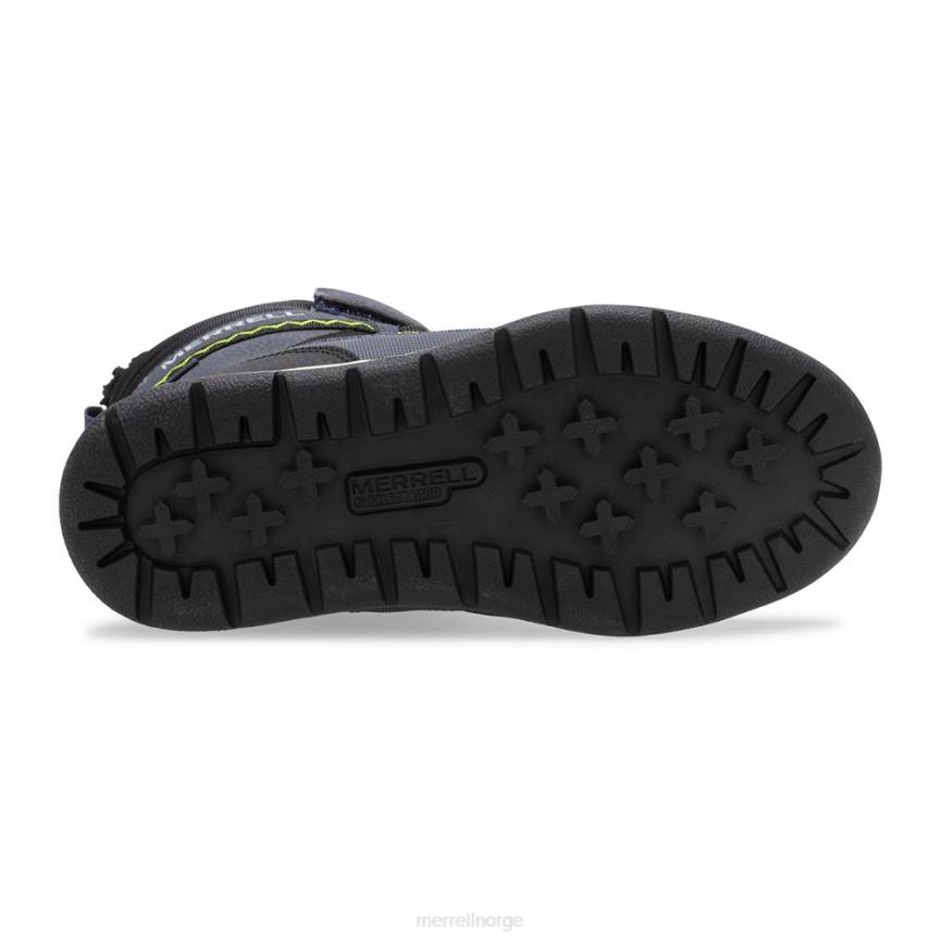 64NP1508 marine/lime Merrell snow crush 2.0 vanntett støvel (mk263127k)