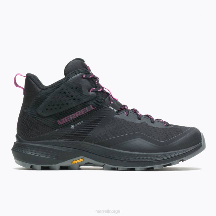 64NP1165 svart/fuchsia Merrell mqm 3 mid gore-tex (j135520)