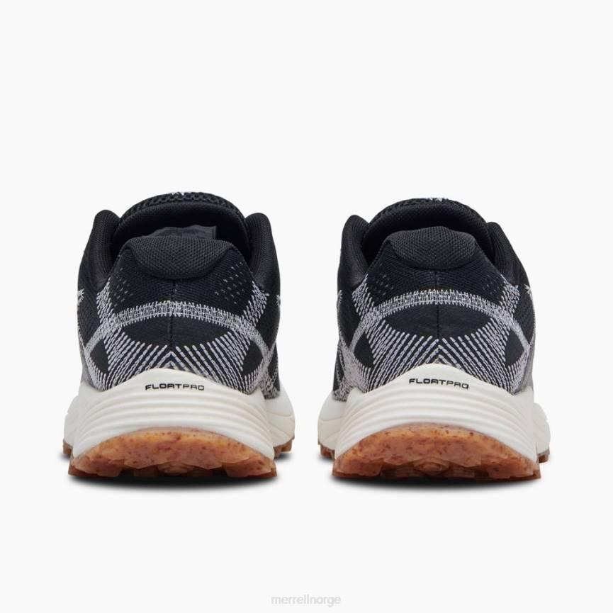 64NP674 svart hvit Merrell moab flight eco dye bred bredde (j067092w)