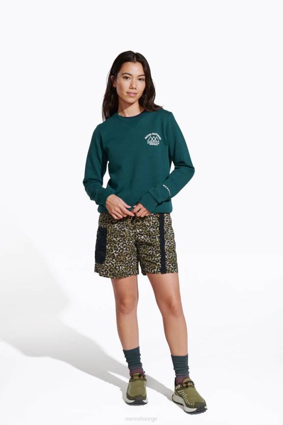 64NP1231 sjømose Merrell godmodig fleece crew neck (jwf26633-325)