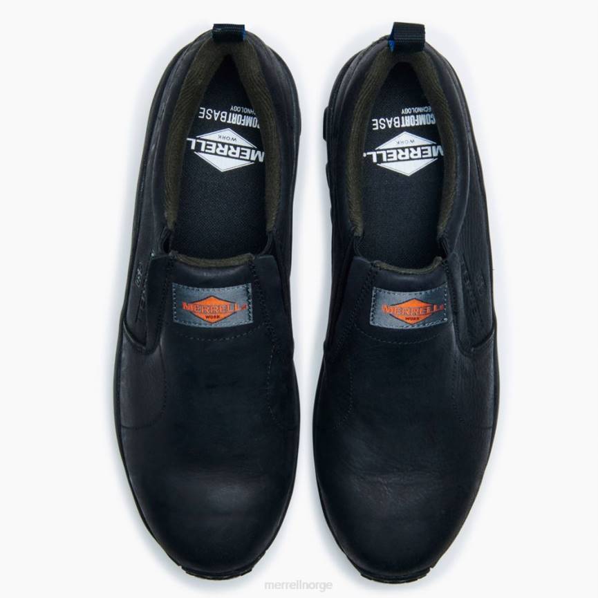 64NP453 svart Merrell jungle moc leather comp toe sd+ arbeidssko bred bredde (j099379w)