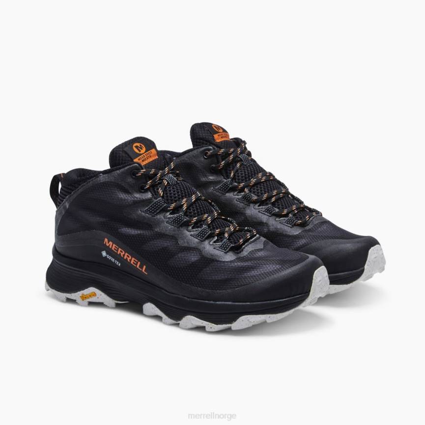 64NP189 svart Merrell moab speed mid gore-tex (j135409)