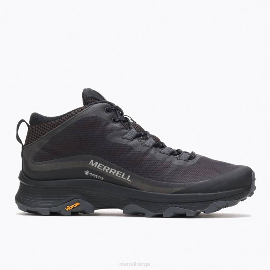 64NP190 svart/asfalt Merrell moab speed mid gore-tex (j067075)