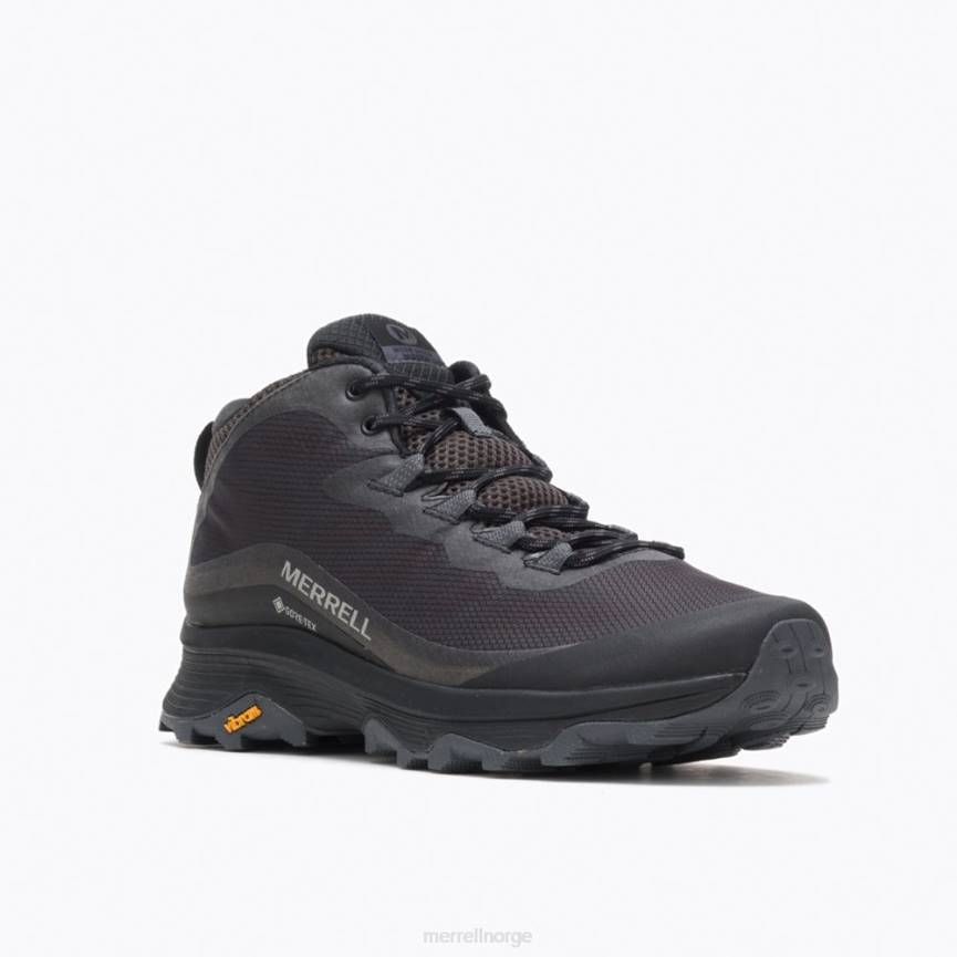 64NP190 svart/asfalt Merrell moab speed mid gore-tex (j067075)
