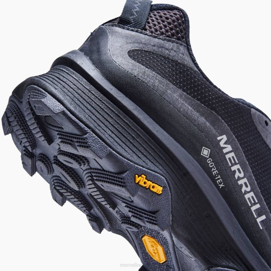 64NP23 svart/asfalt Merrell moab speed gore-tex (j067083)