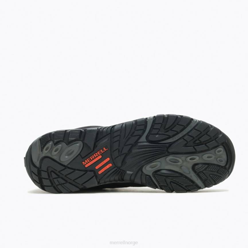 64NP619 svart Merrell moab vertex mid vanntett komp tå arbeidsstøvel bred bredde (j05241w)