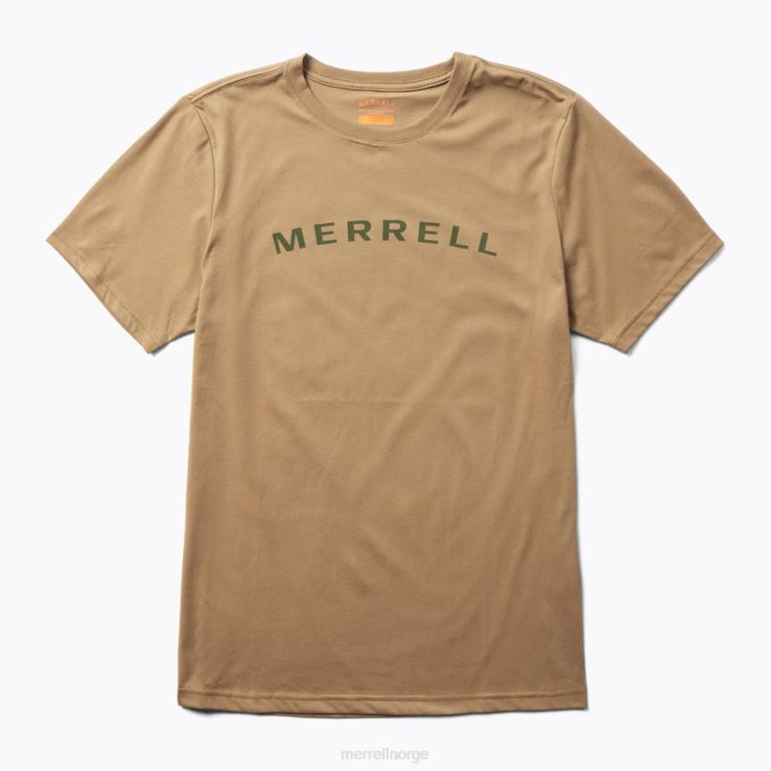 64NP586 sepia fargetone Merrell ordmerke kortermet t-skjorte (jms26332-176)