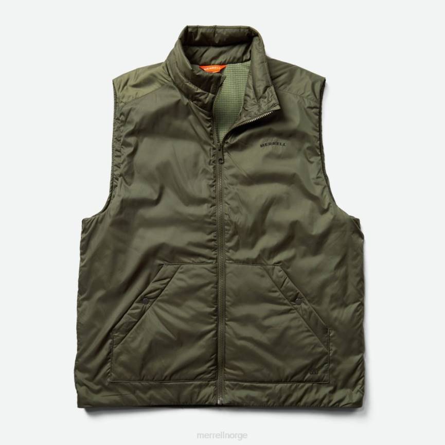 64NP590 støvete oliven Merrell geotex isolert vest (jms26416-326)