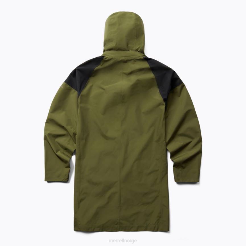 64NP797 støvete oliven Merrell gore-tex cargo pocket parkas (jmf26677-326)