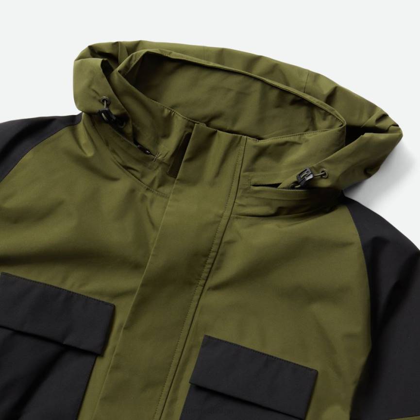 64NP797 støvete oliven Merrell gore-tex cargo pocket parkas (jmf26677-326)